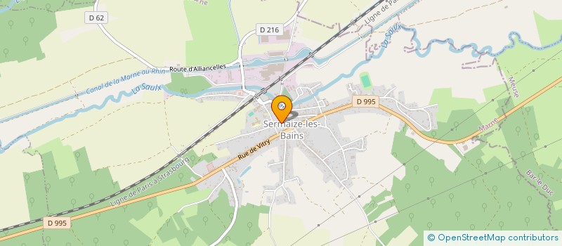 localisation de l'entreprise SCI SIMON JEAN-PAUL  SERMAIZE-LES-BAINS