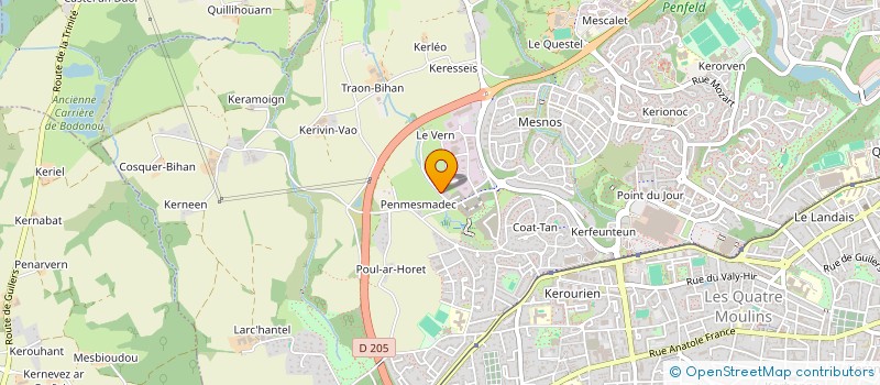 localisation de l'entreprise SCI SIMON L ET B  BREST