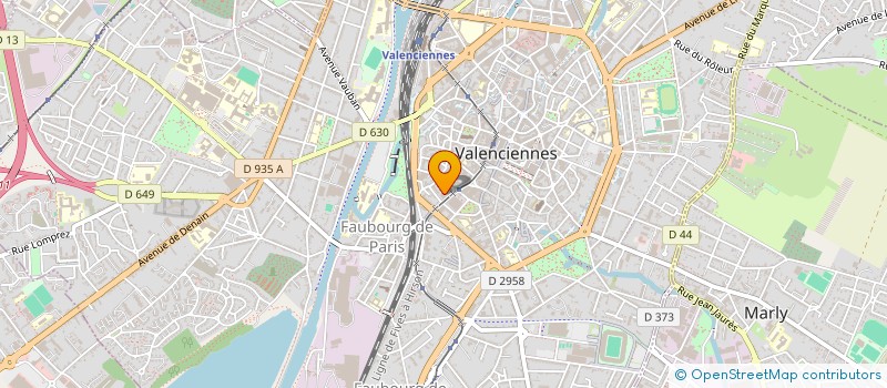 localisation de l'entreprise SCI SIMON LEBOUCQ  VALENCIENNES