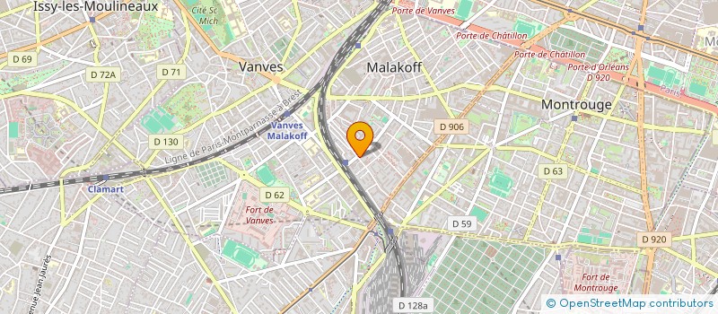 localisation de l'entreprise SCI SIMON LEPELLETIER  MALAKOFF