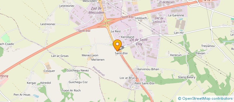 localisation de l'entreprise SCI SIMON PENHOAT  PLOUDANIEL