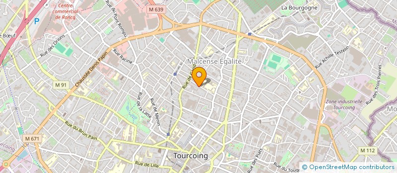 localisation de l'entreprise SCI SIMON TIBERGHIEN  TOURCOING