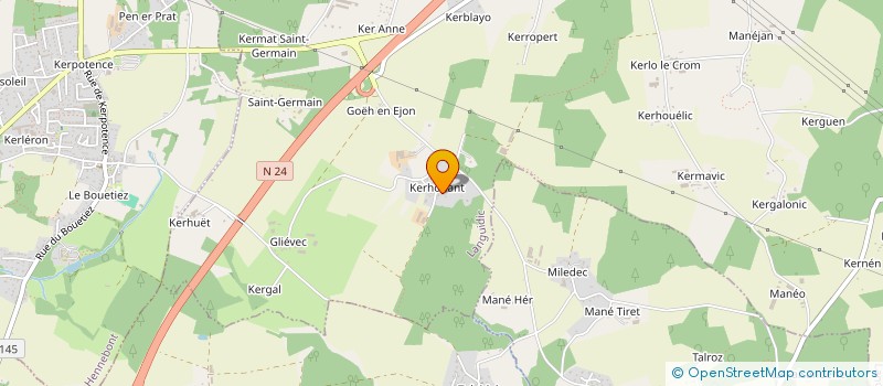 localisation de l'entreprise SCI SIMON-TOURON  LANGUIDIC