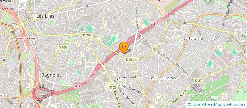 localisation de l'entreprise SCI SIMONA à MONTREUIL