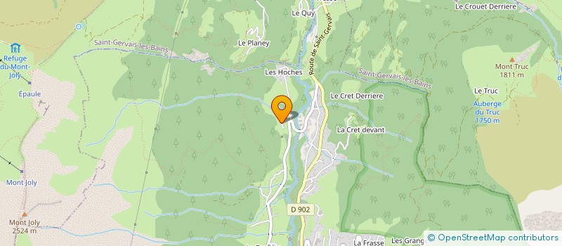 localisation de l'entreprise SCI SIMOND  LES CONTAMINES-MONTJOIE