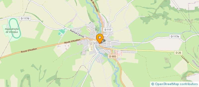 localisation de l'entreprise SCI SIMONDI  VITTEAUX