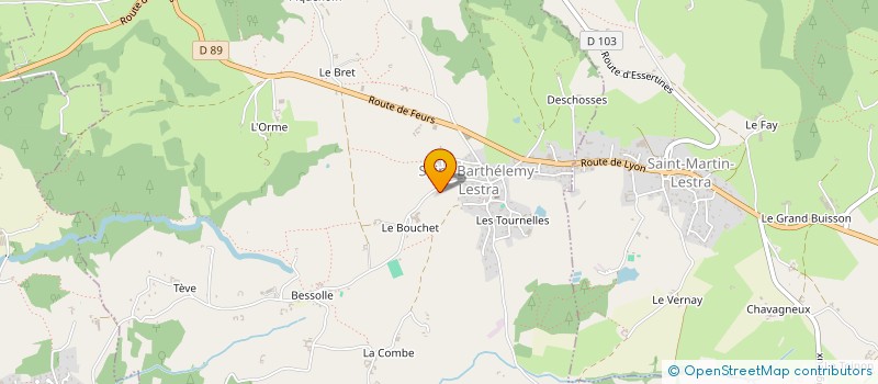 localisation de l'entreprise SCI SIMONE  SAINT-BARTHELEMY-LESTRA