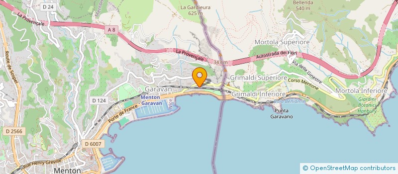 localisation de l'entreprise SCI SIMONE  GORBIO