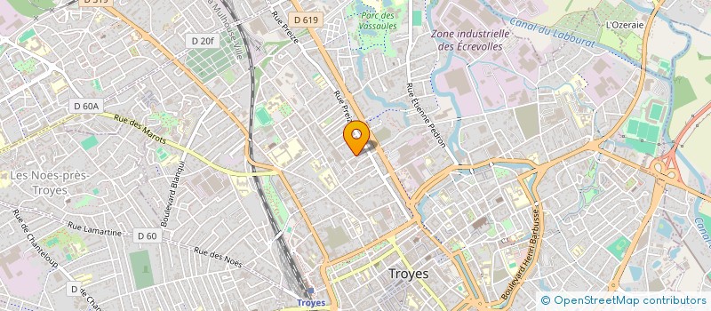 localisation de l'entreprise SCI SIMONE à TROYES