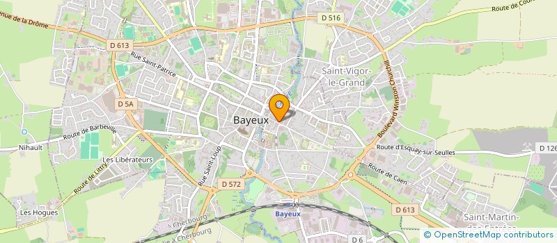 localisation de l'entreprise SCI SIMONE  BAYEUX