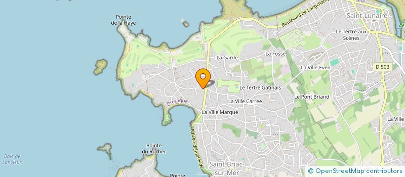 localisation de l'entreprise SCI SIMONE MEAULLE  SAINT-BRIAC-SUR-MER