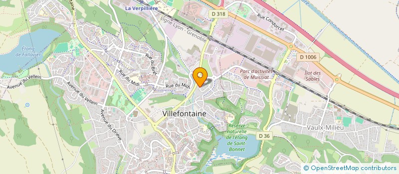 localisation de l'entreprise SCI SIMONE & PAUL  VILLEFONTAINE