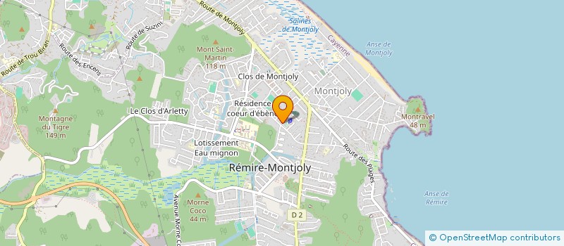 localisation de l'entreprise SCI SIMONEAU  REMIRE-MONTJOLY