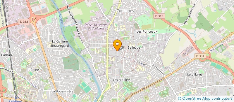 localisation de l'entreprise SCI SIMONEAU  COULAINES