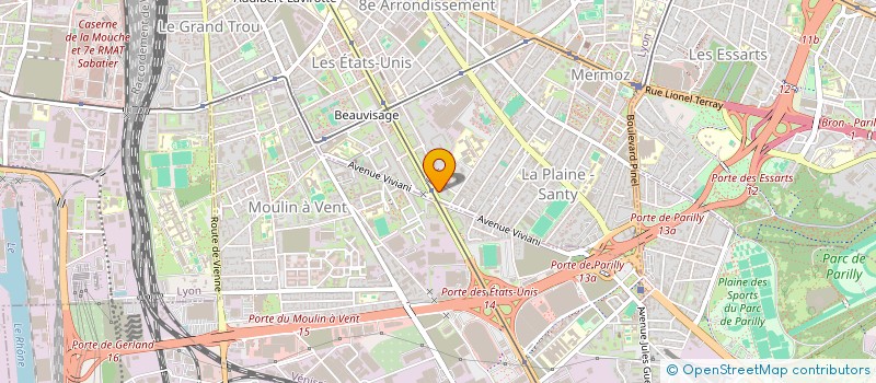 localisation de l'entreprise SCI SIMONETTI AMINRANJBAR  LYON