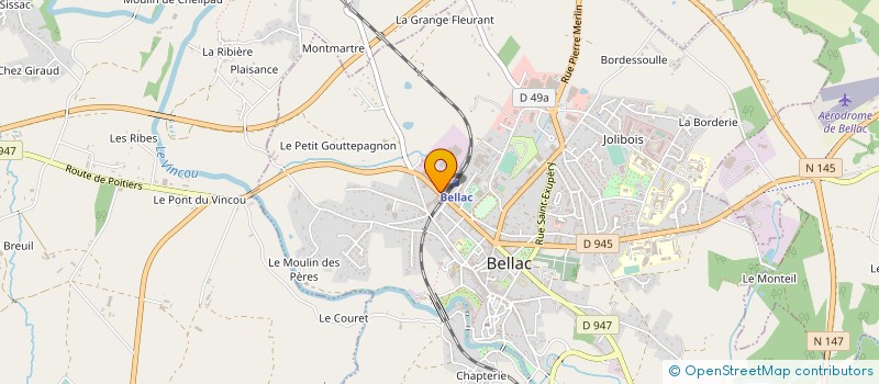 localisation de l'entreprise SCI SIMONI à PEYRAT-DE-BELLAC