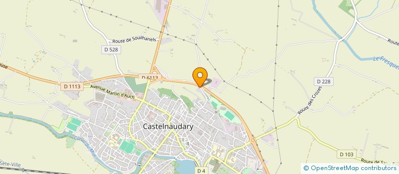 localisation de l'entreprise SCI SIMONLEMPERNESSE  CASTELNAUDARY