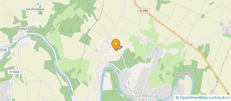 localisation de l'entreprise SCI SIMOSA  JOUY-SUR-MORIN