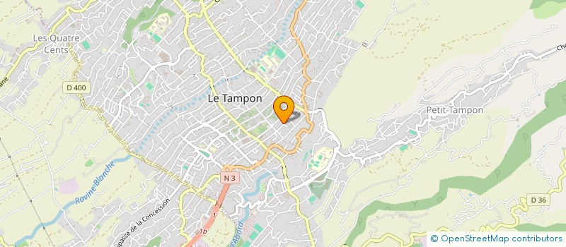 localisation de l'entreprise SCI SIMOTEL  LE TAMPON