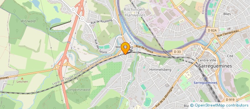 localisation de l'entreprise SCI SIMPLE SERENITE à SARREGUEMINES