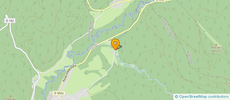 localisation de l'entreprise SCI SIMPLEMENT NATURE  CELLES-SUR-PLAINE