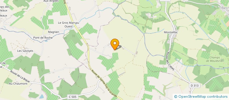 localisation de l'entreprise SCI SIMPLY CANVAS  SAINT-JEAN-DE-DURAS