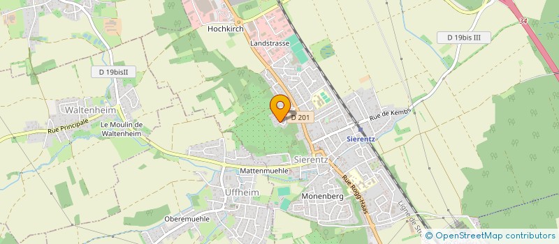 localisation de l'entreprise SCI SIMSTEIN  SOULTZMATT