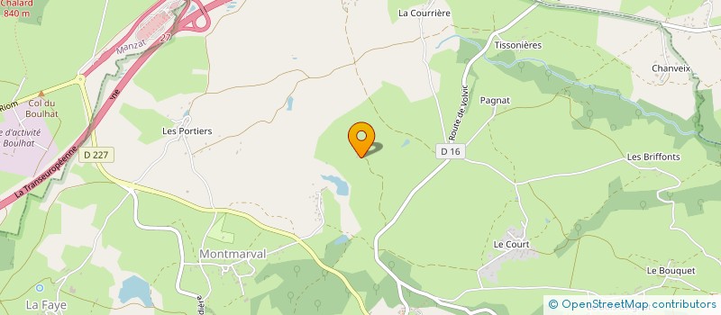 localisation de l'entreprise SCI SIMY  CHARBONNIERES-LES-VIEILLES