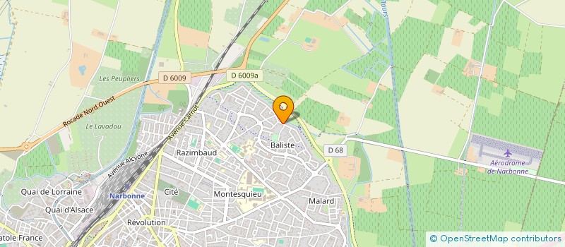 localisation de l'entreprise SCI SIN  NARBONNE