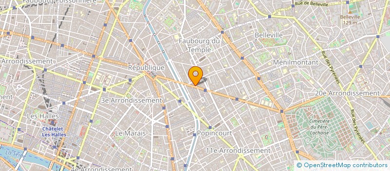 localisation de l'entreprise SCI SIN LING  PARIS