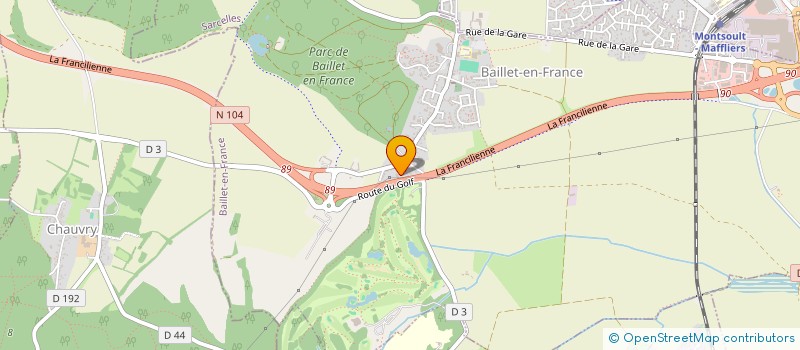 localisation de l'entreprise SCI SINAM  BAILLET-EN-FRANCE