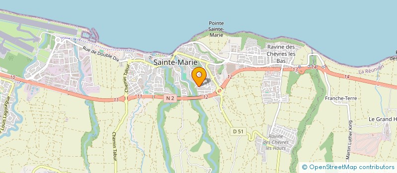 localisation de l'entreprise SCI SINAMALLE à SAINTE-MARIE