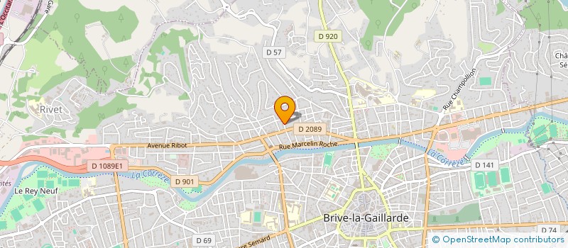 localisation de l'entreprise SCI SINAN  BRIVE-LA-GAILLARDE