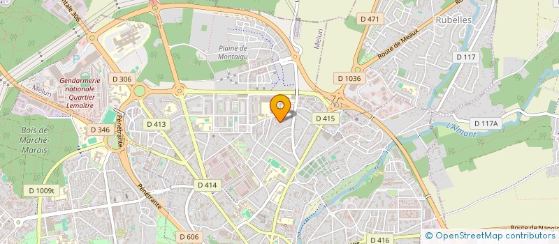 localisation de l'entreprise SCI SINAN  MELUN