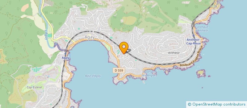 localisation de l'entreprise SCI SINAVAL à SAINT RAPHAEL