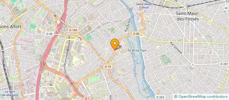 localisation de l'entreprise SCI SINAYA  CRETEIL