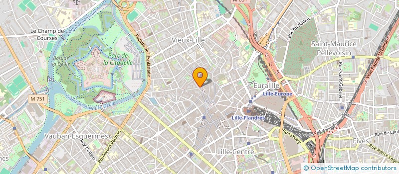 localisation de l'entreprise SCI SINCLAIR à LILLE
