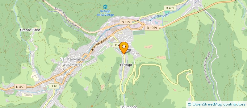 localisation de l'entreprise SCI SINCLAIR  SAINTE-MARIE-AUX-MINES