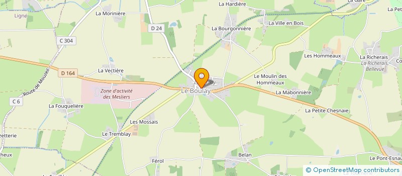 localisation de l'entreprise SCI SINDIE R5  MOUZEIL