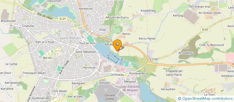 localisation de l'entreprise SCI SINE SALOUM  MILIZAC-GUIPRONVEL