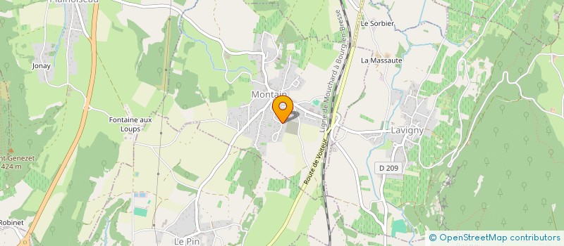 localisation de l'entreprise SCI SINED  MONTAIN