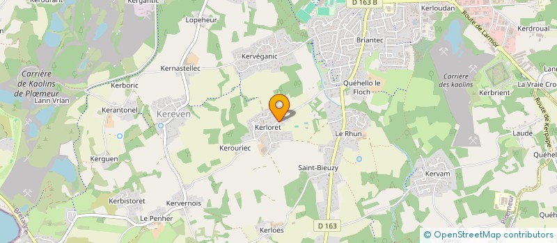 localisation de l'entreprise SCI SINEL-CAUDAN  PLOEMEUR