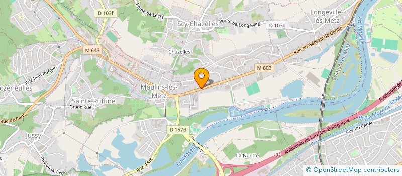 localisation de l'entreprise SCI SINGER  SCY-CHAZELLES