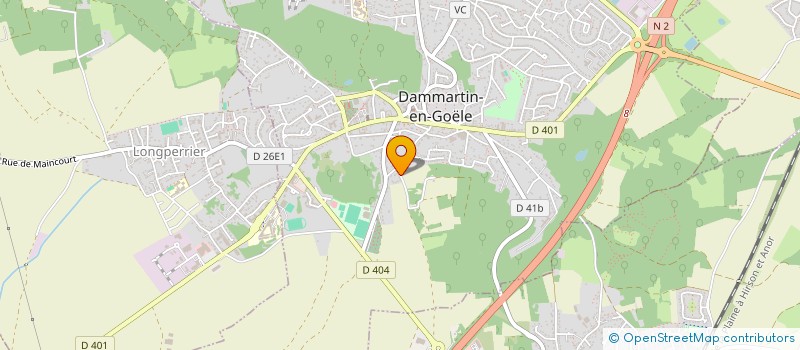 localisation de l'entreprise SCI SINGH  DAMMARTIN-EN-GOELE