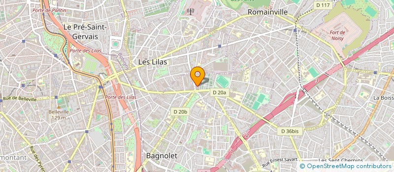 localisation de l'entreprise SCI SINGH à LE BLANC-MESNIL