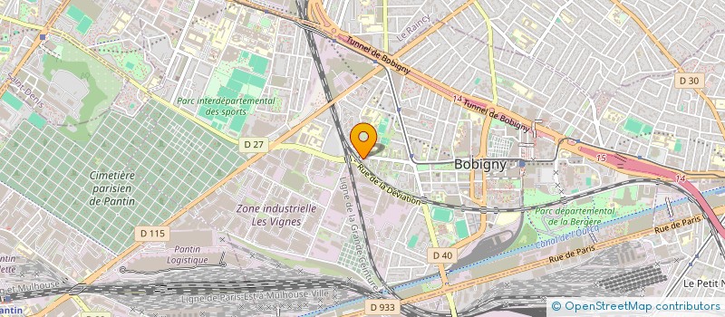 localisation de l'entreprise SCI SINGH JOGINDER  BOBIGNY