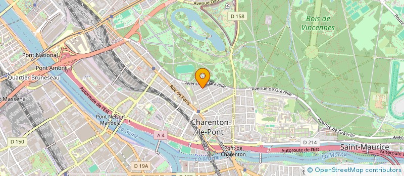 localisation de l'entreprise SCI SINGITA  CHARENTON-LE-PONT