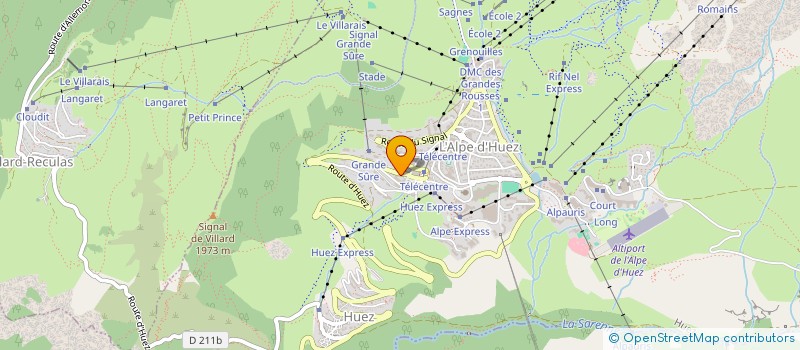 localisation de l'entreprise SCI SINGLE FIN  HUEZ