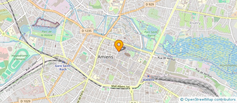 localisation de l'entreprise SCI SINGRE à AMIENS