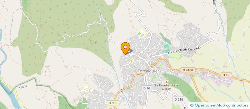 localisation de l'entreprise SCI SINGULIERE  FORCALQUIER